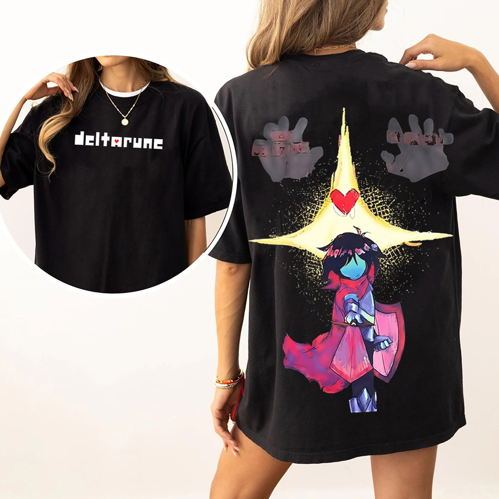 Stay Determined: Kris's Deltarune Journey Continues Unisex Washed T-Shirt