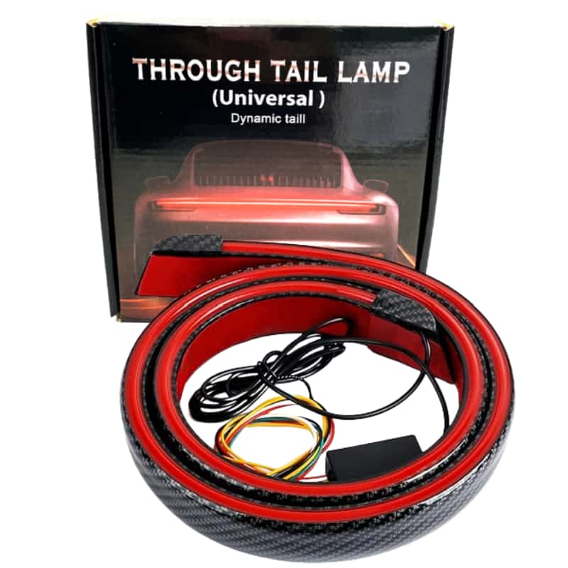 Through the taillights