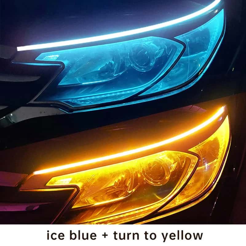 Eyebrow lamp light guide strip