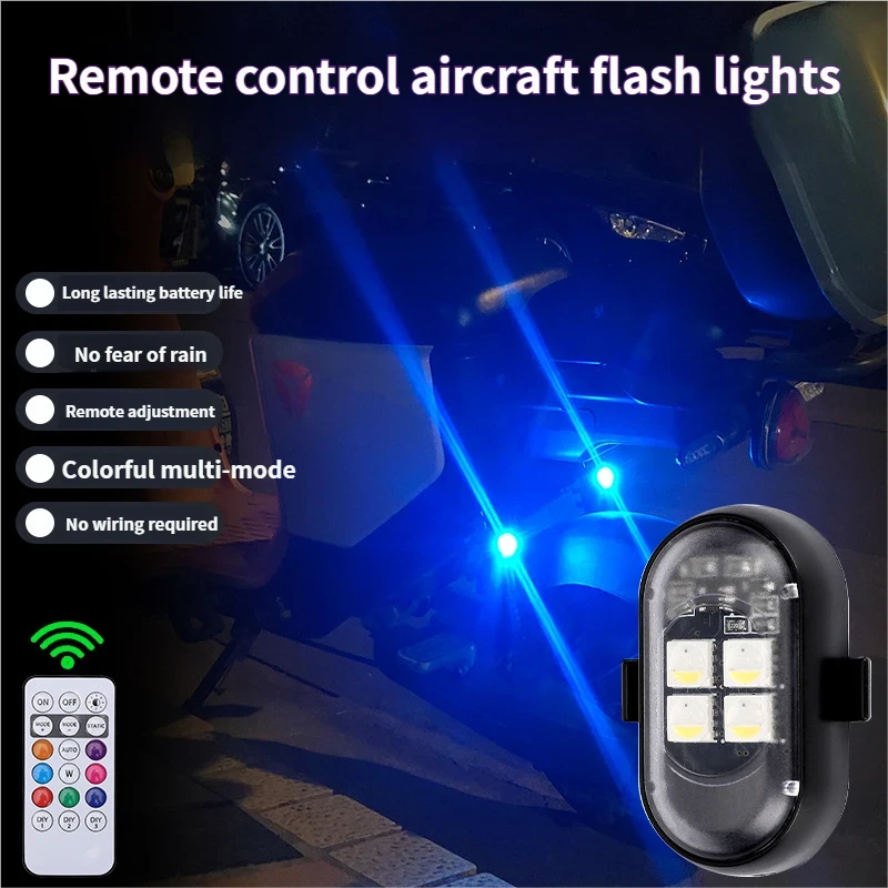 Wireless remote control LED strobe light