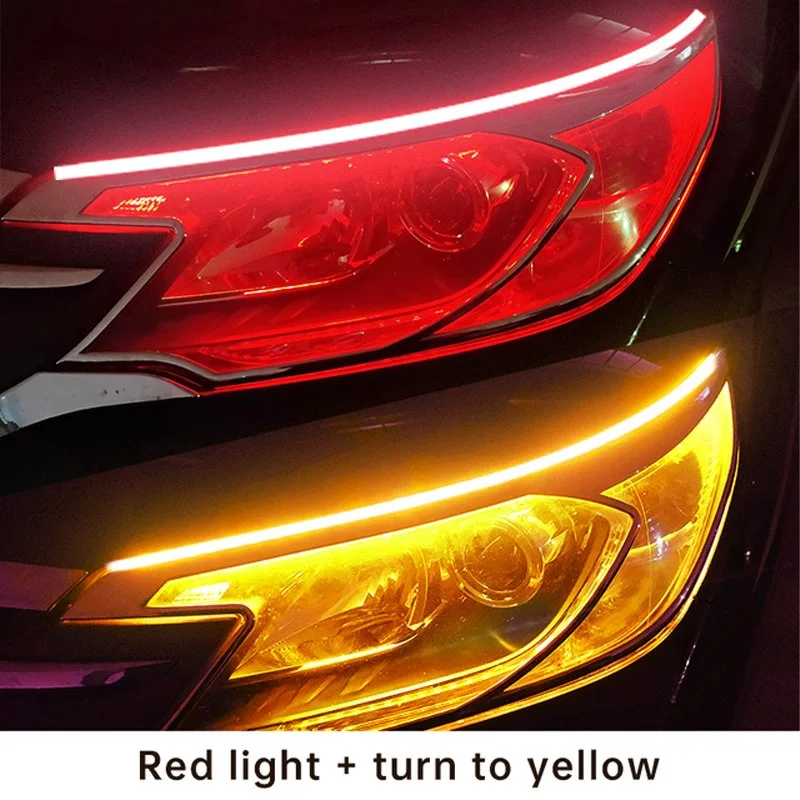 Eyebrow lamp light guide strip