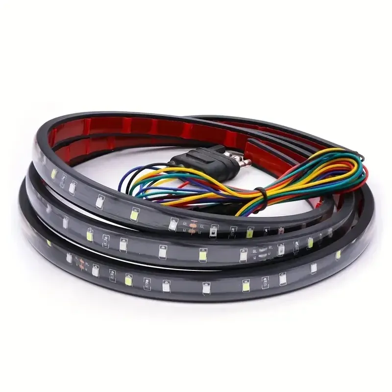 Pickup truck LED light bar single row light