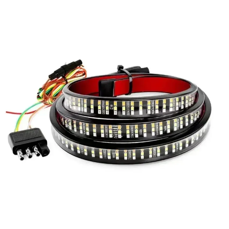 Pickup truck LED light strip three rows of lights