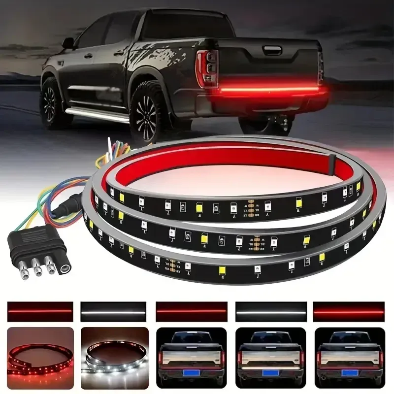 Pickup truck LED light bar single row light