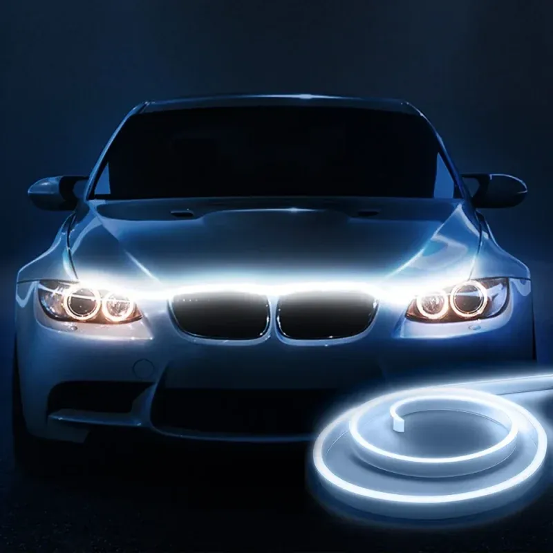 Car dynamic hood light bar