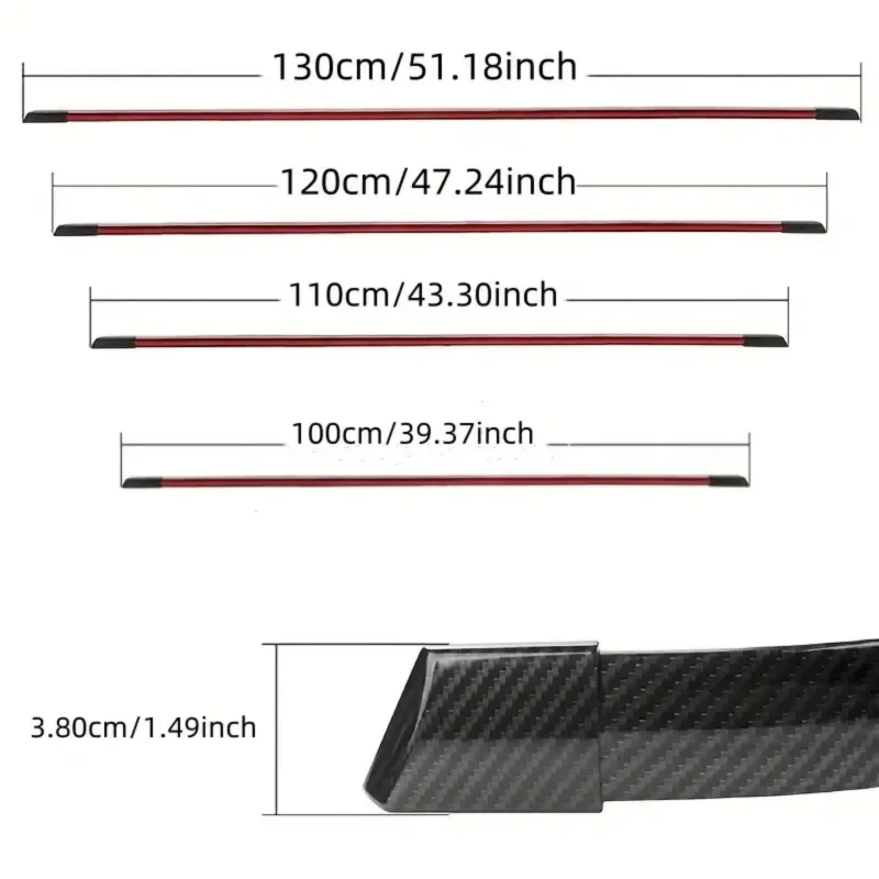 Carbon fiber car taillights