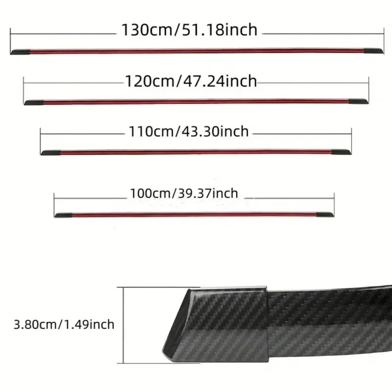 Carbon fiber car taillights
