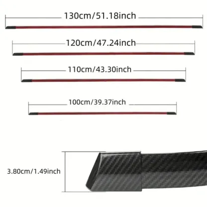 Carbon fiber car taillights