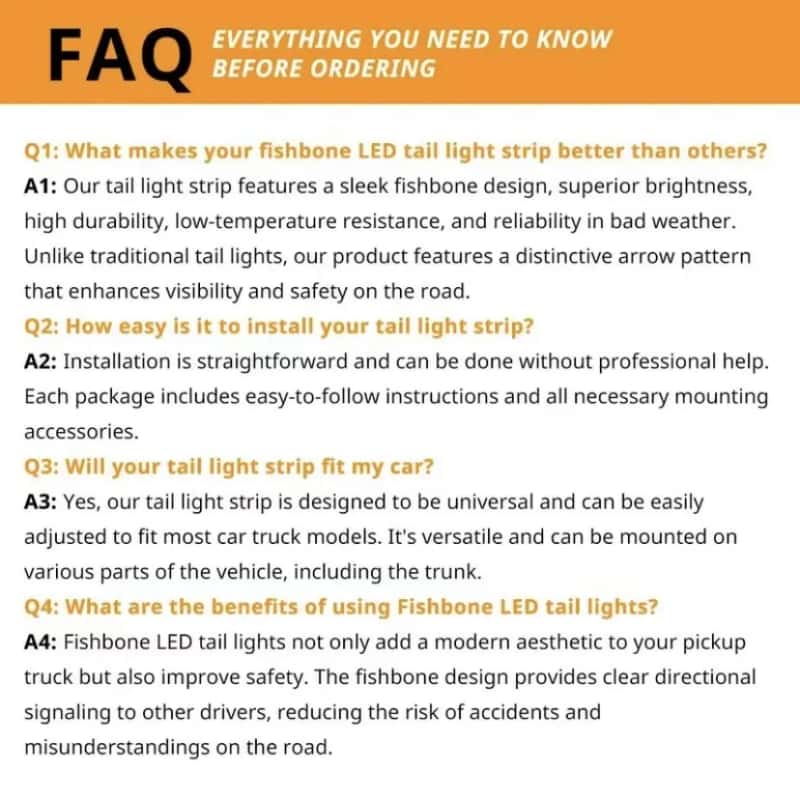 Arrow LED tailgate light