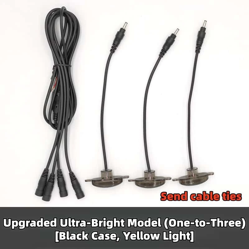 small yellow light on car grille