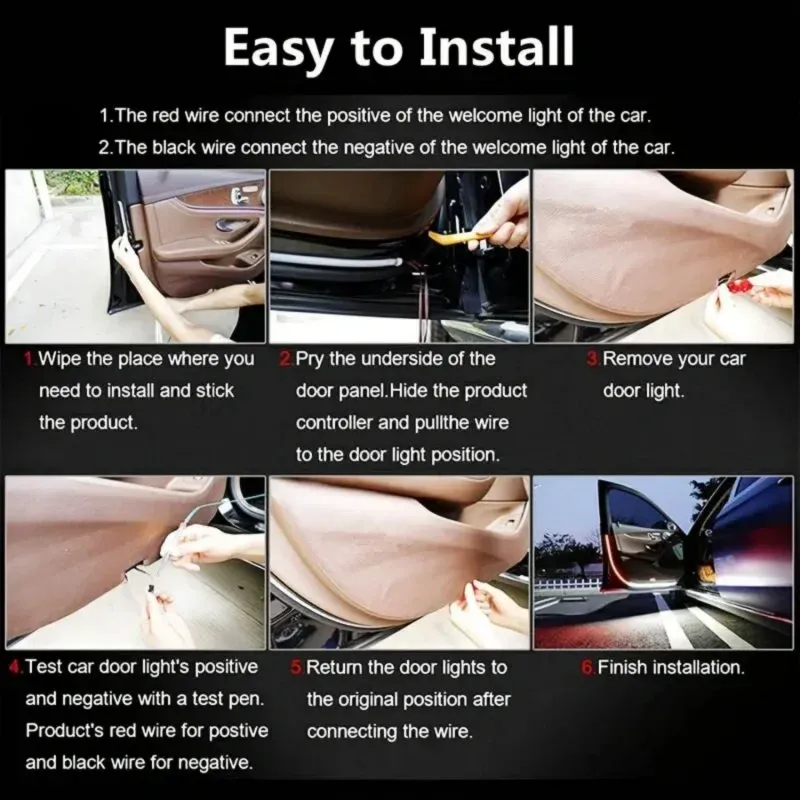 12V Car door lights