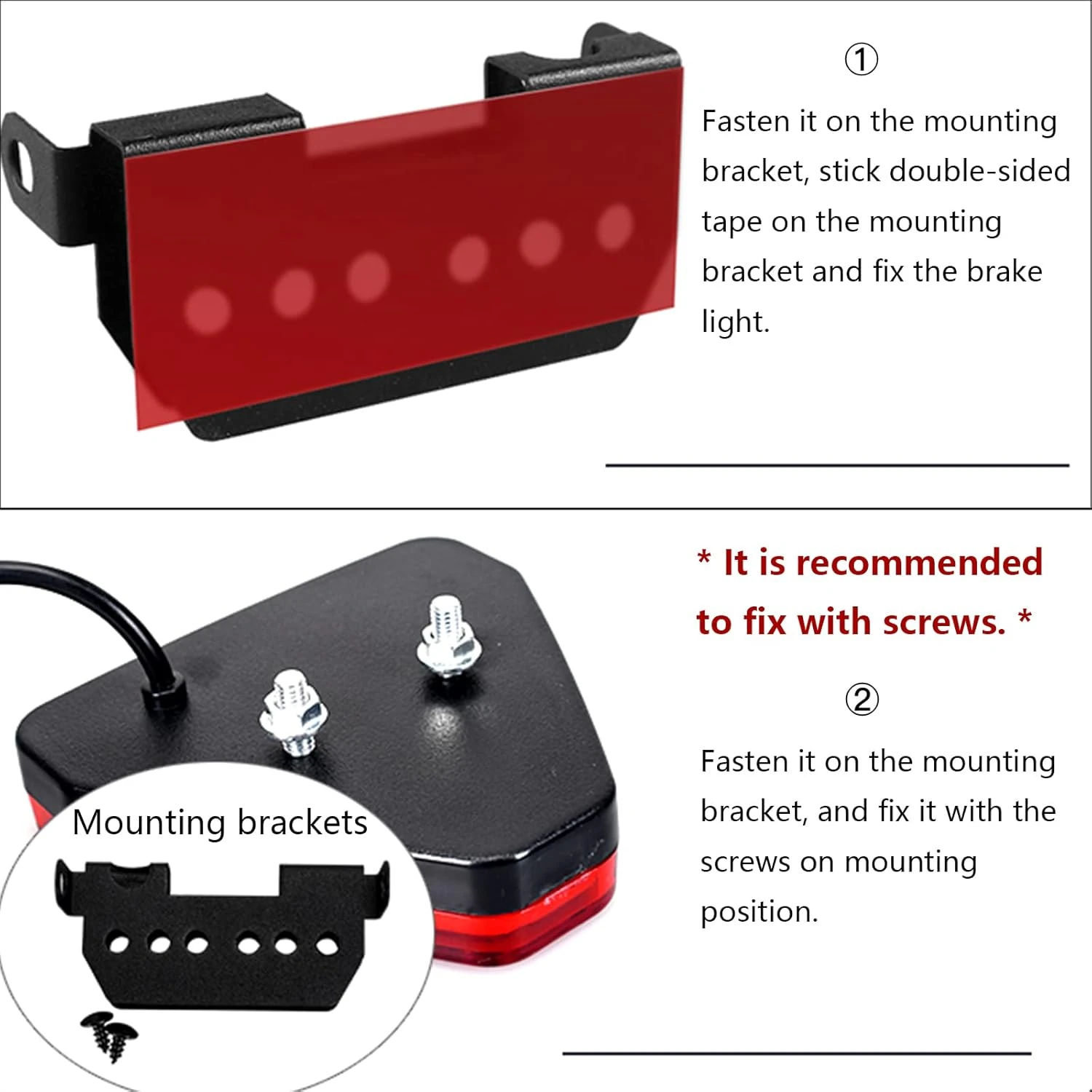 Triangle Brake Signal Lamp 
