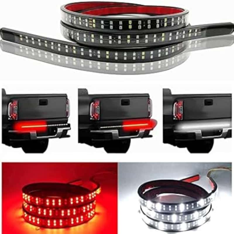 Truck tailgate light bar