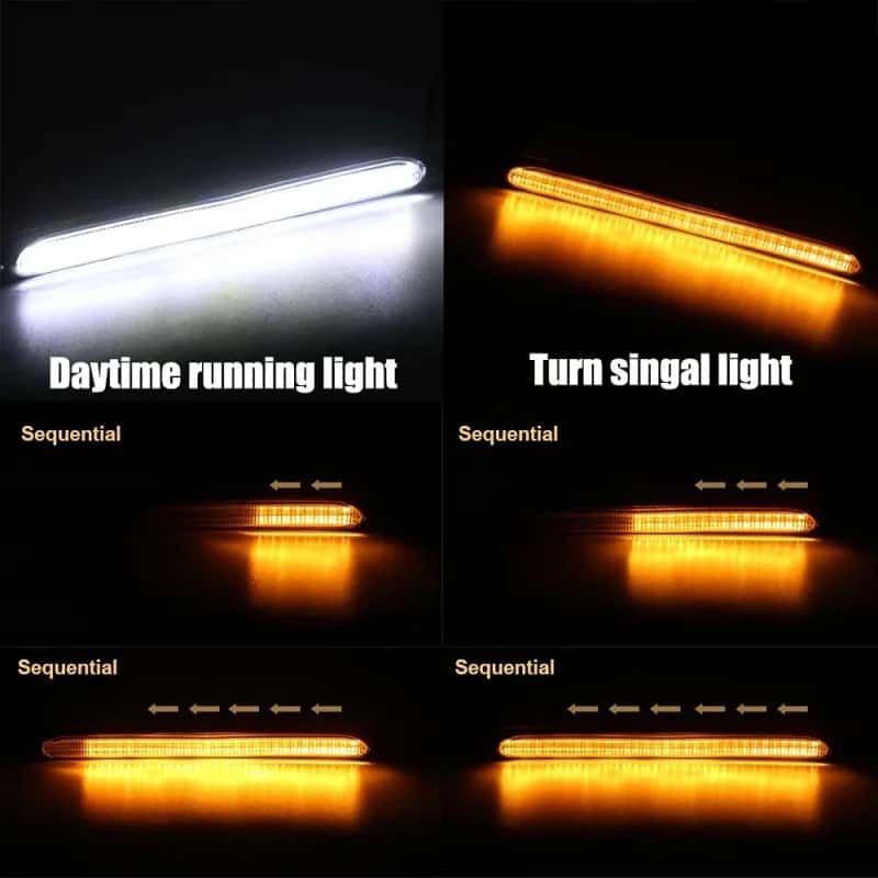 Car daytime running light strip