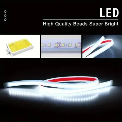 Eyebrow lamp light guide strip