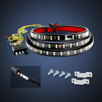 Pickup truck LED light strip double row lights