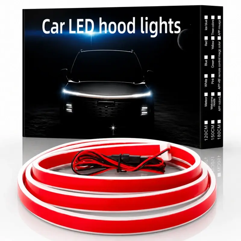 Car hood lights