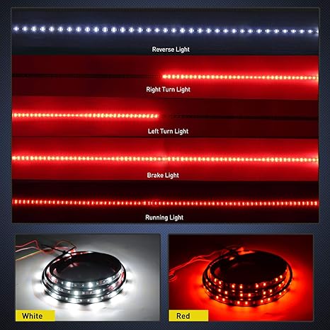LED tailgate light strip
