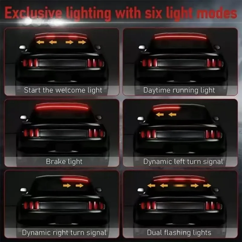 Carbon fiber car taillights