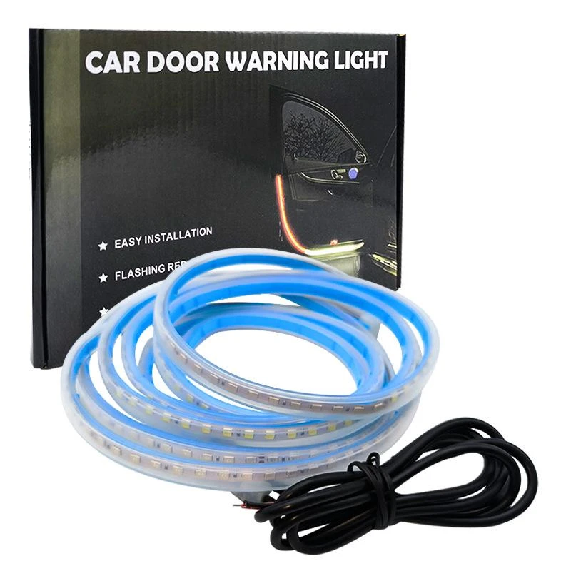 Car door warning lights