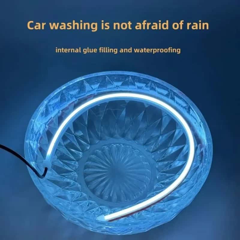 Eyebrow lamp light guide strip