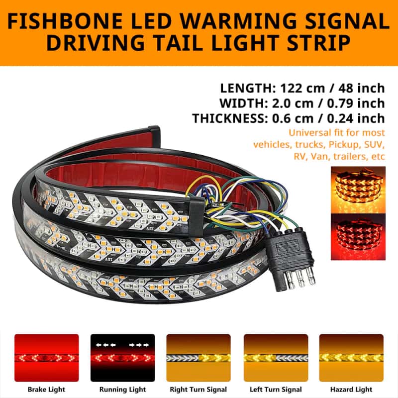 Tailgate Light Bar for Pickup