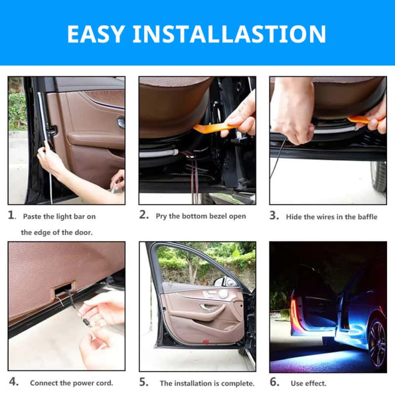 Car Door Warning Light Strip