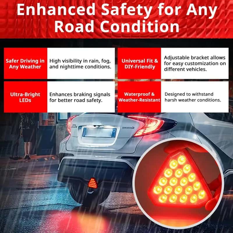 Triangle Brake Signal Lamp 