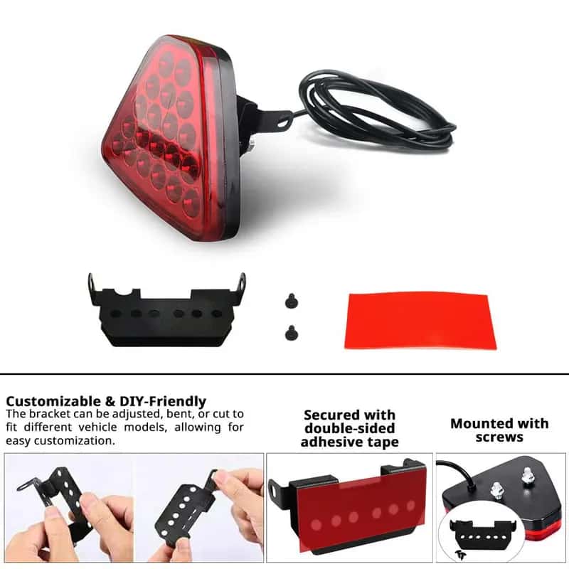 Triangle Brake Signal Lamp 
