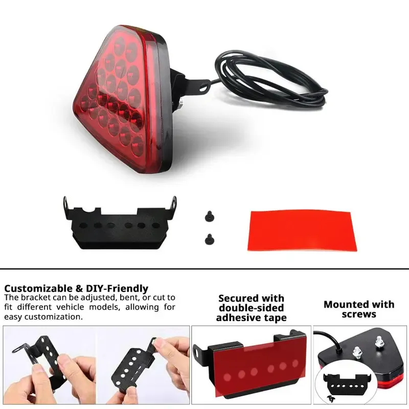 Triangle brake light