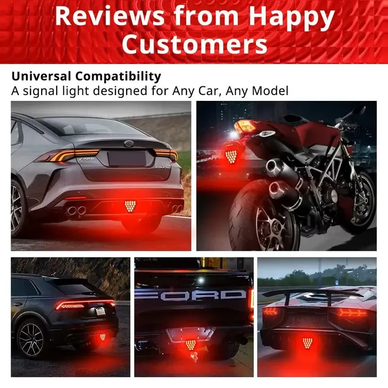 Triangle brake light