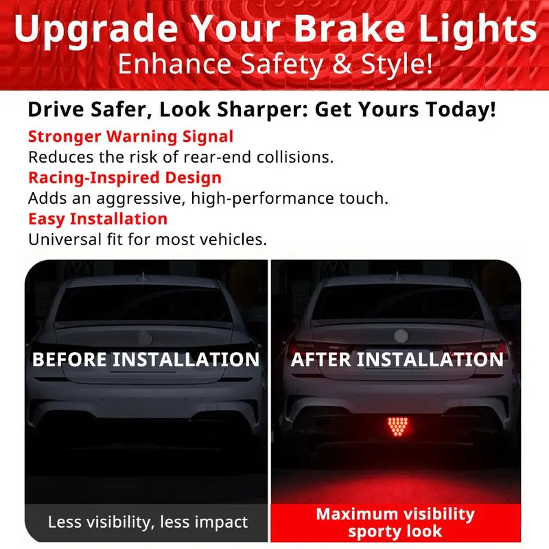 Triangle brake light