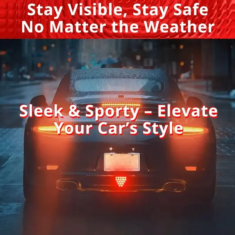 Triangle brake light