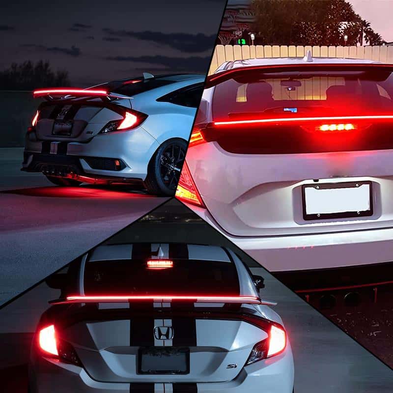 Through the taillights