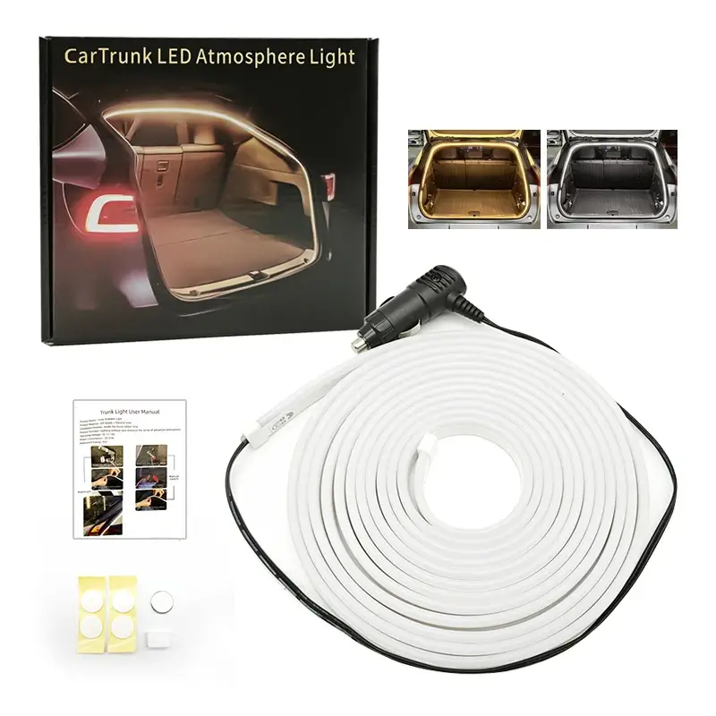 Trunk light with cigarette lighter