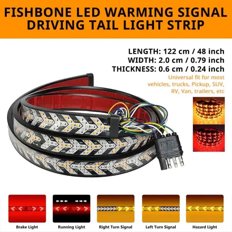 Tailgate Light Bar for Pickup