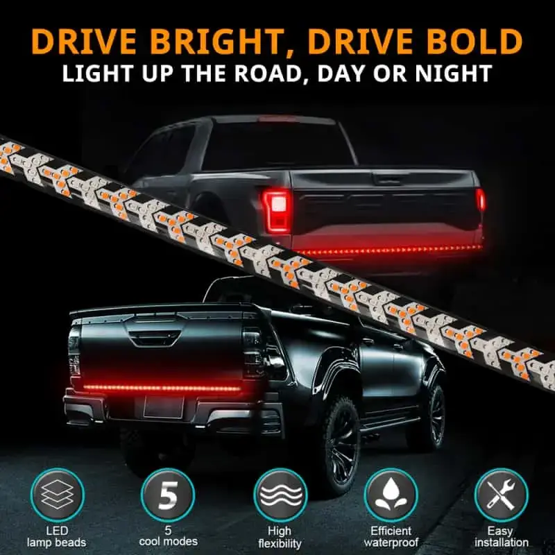 Tailgate Light Bar for Pickup