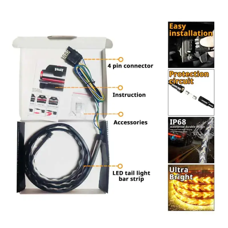 Tailgate Light Bar for Pickup