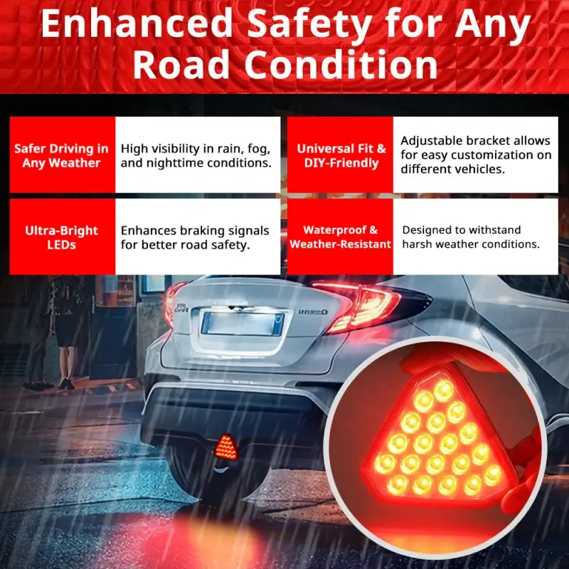 Triangle Brake Signal Lamp 