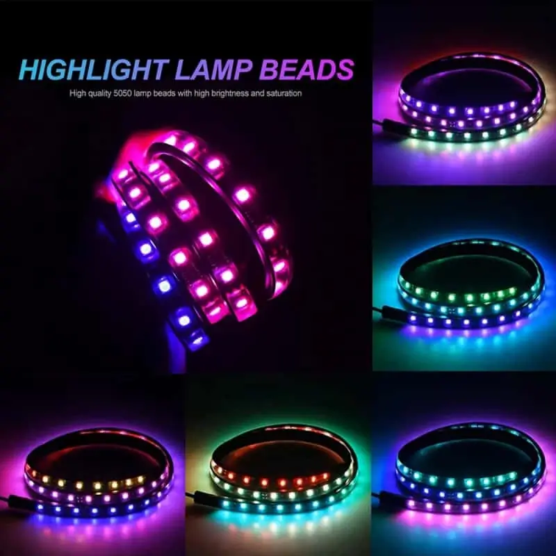 Colorful running lights