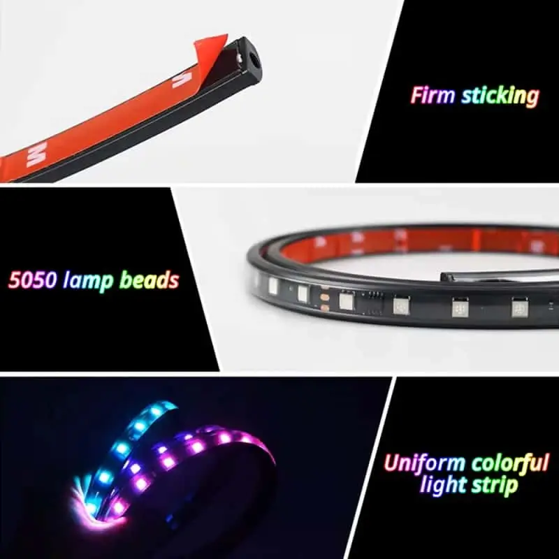 Colorful running lights