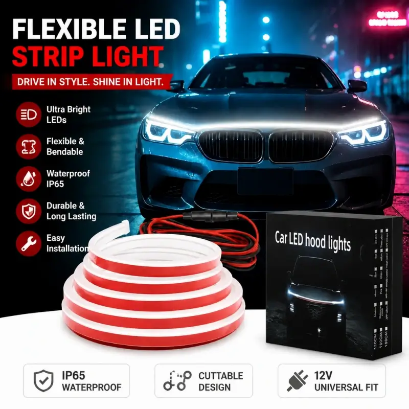 Car Dynamic hood lights
