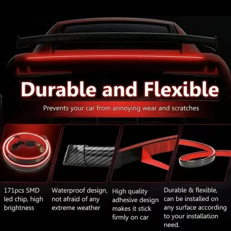 Carbon fiber car taillights