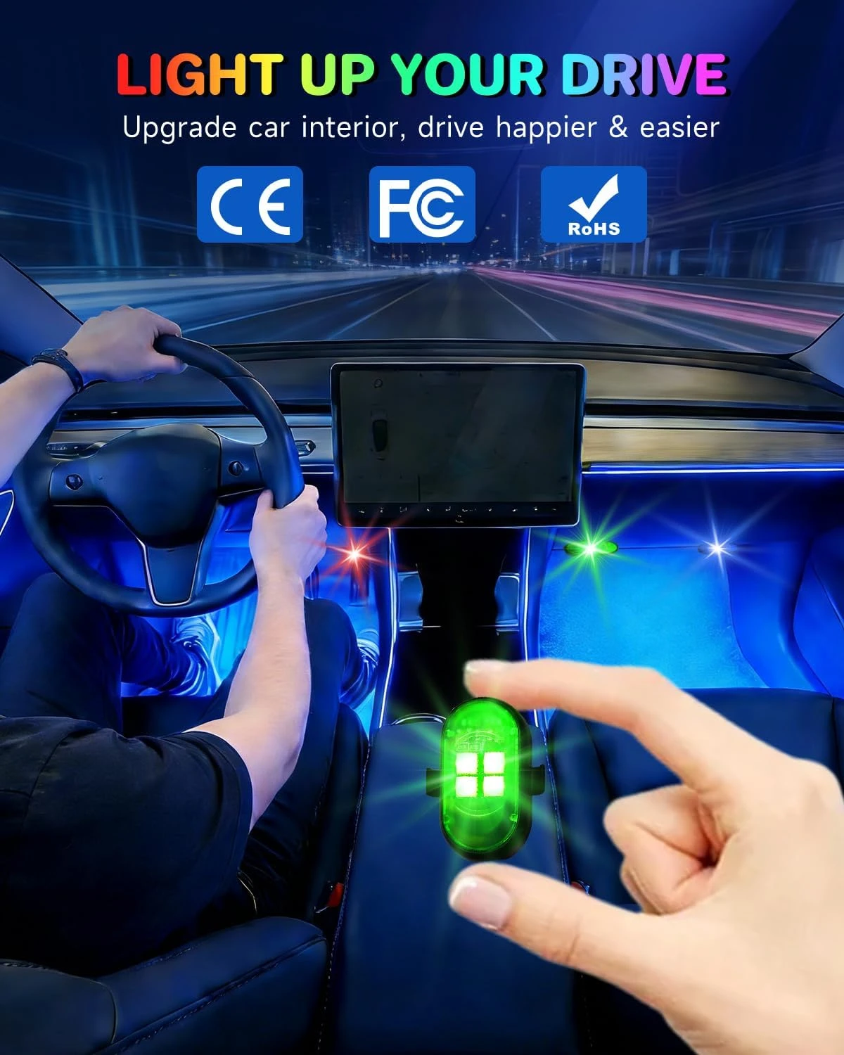 Wireless remote control LED strobe light