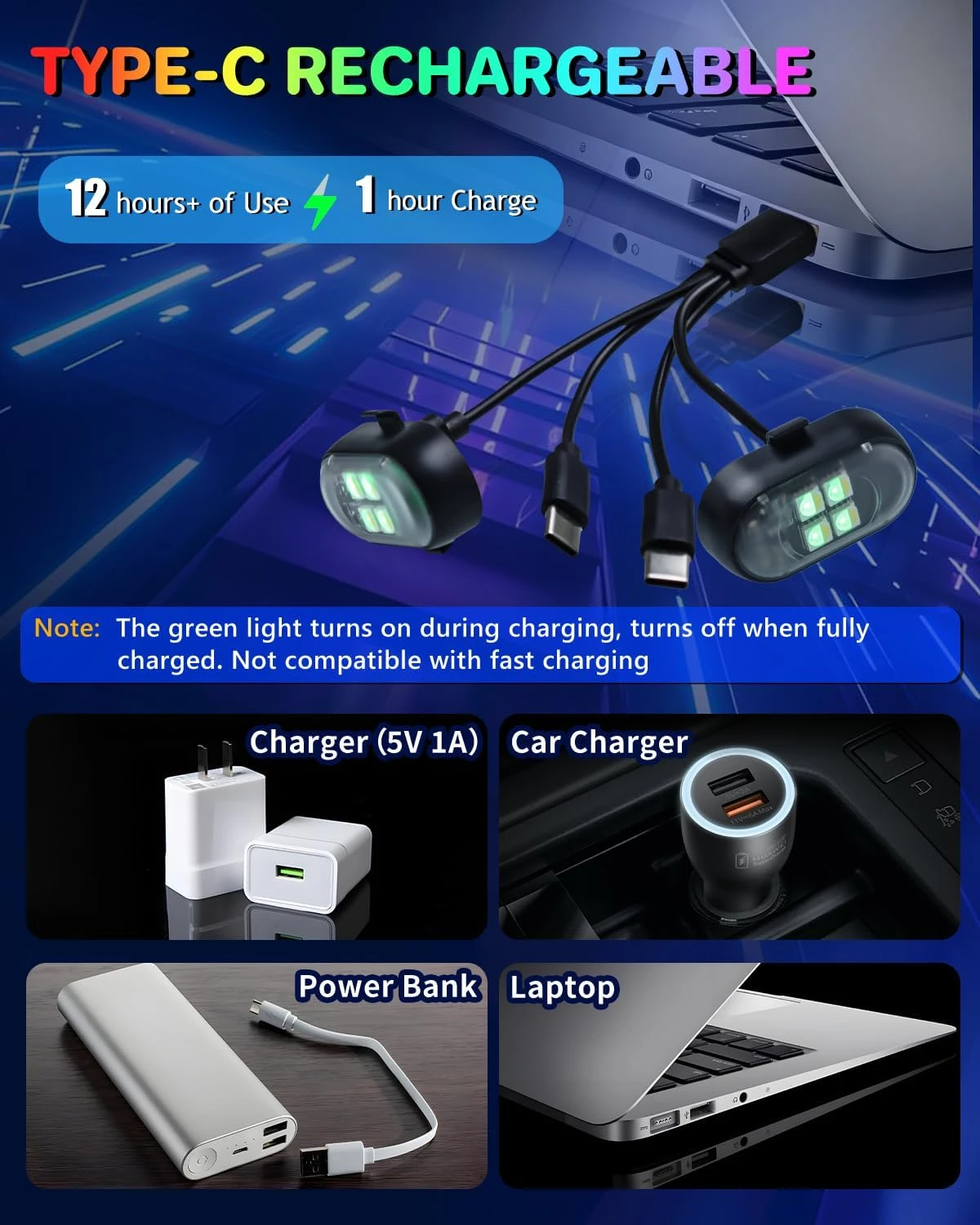 Wireless remote control LED strobe light