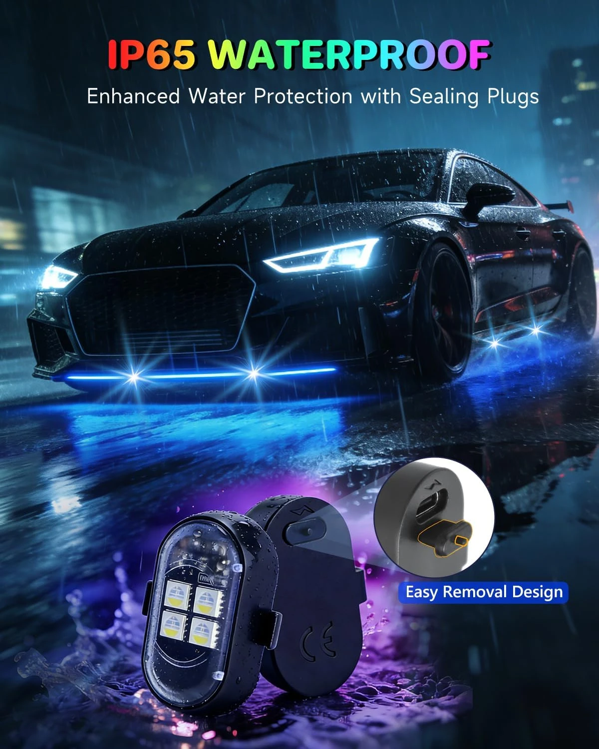 Wireless remote control LED strobe light