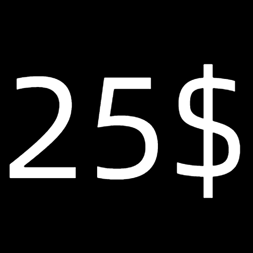 $25shipping fee