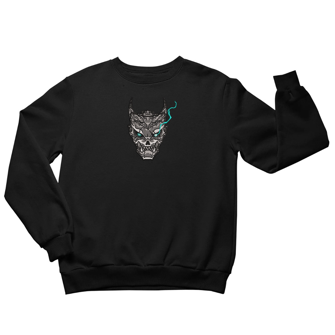 Kafka Kaiju No. 8 Embroidered Men's Sweatshirt