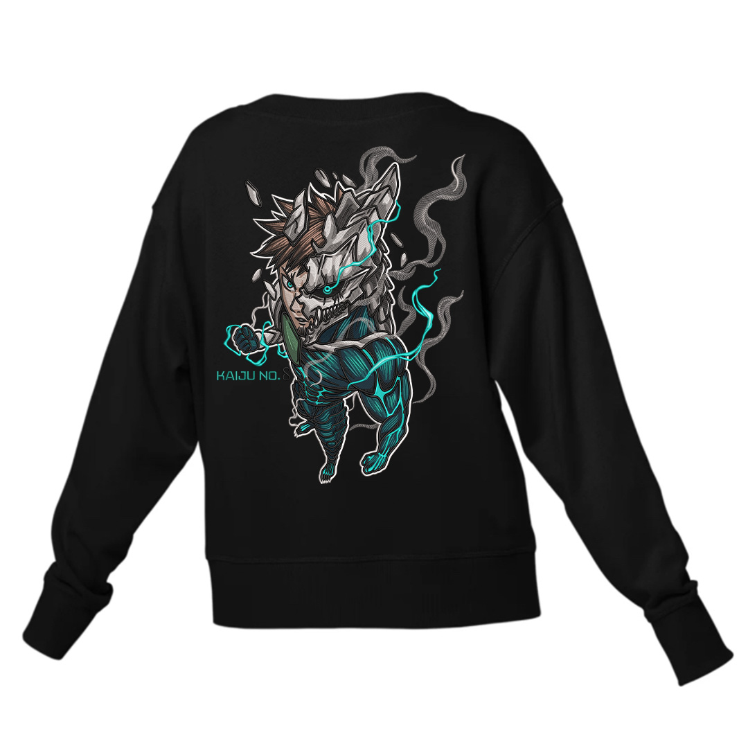 Kafka Kaiju No. 8 Embroidered Men's Sweatshirt