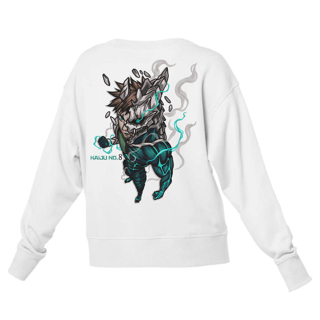 Kafka Kaiju No. 8 Embroidered Men's Sweatshirt